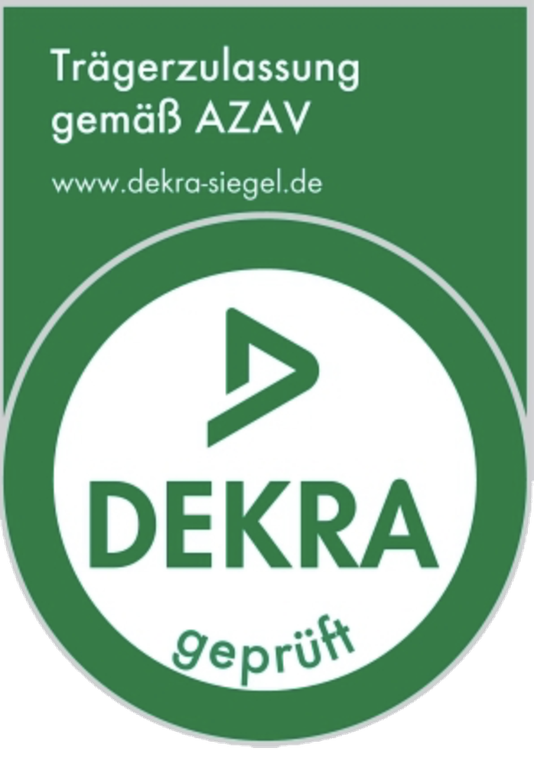 DEKRA geprüft - Trägerzulassung gemäß AZAV