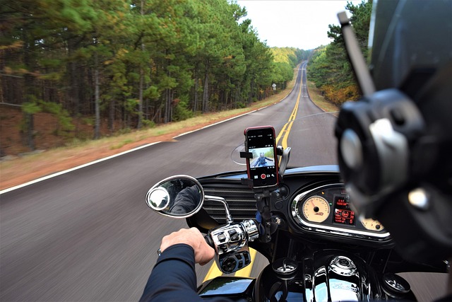 Motorradfahrt und Wetter